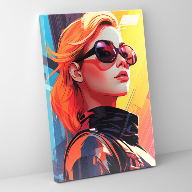 Barbie Canvas Print - Modern Digital Illustration Wall Art - Barbie, Canvas, Wall Art, Canvas Print