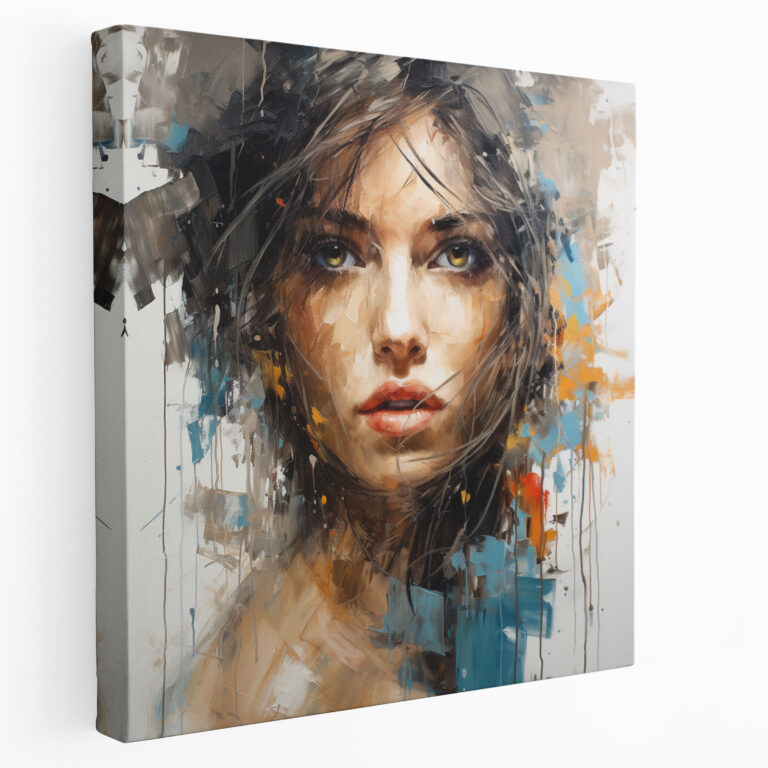 Basquiat Wall Art - Expressionistic Canvas Print - Basquiat, Expressionistic Portraits, Wall Art, Canvas Wall Art