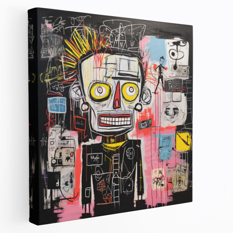 Basquiat Urban Canvas Print - Basquiat, Statement Piece, Canvas, Canvas Print