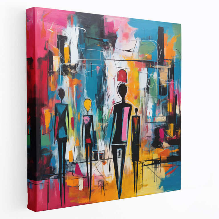 Basquiat Canvas Print - Neo-Expressionist Urban Wall Art - Basquiat, Urban, Wall Art, Wall Decoration