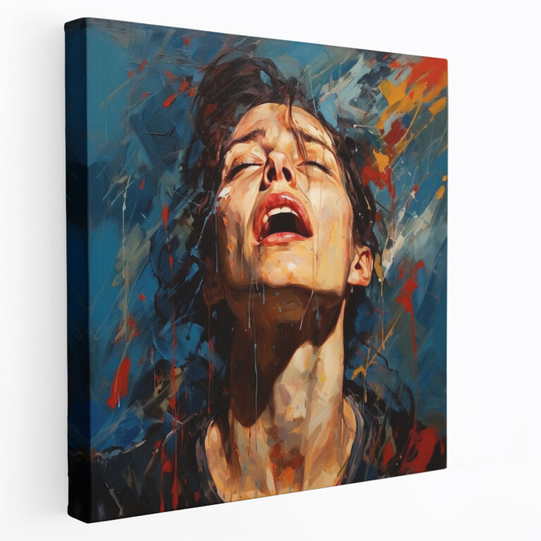 Basquiat Wall Art - Figurative Portraiture Canvas Print - Basquiat, Canvas Print, Expressive, Wall Decoration