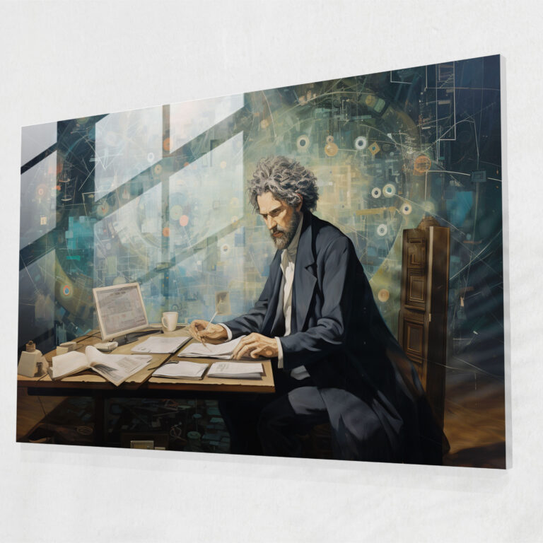 Blockchain Home Decoration - Blockchain, Blockchain Home Decoration, Glass Print, Mathematical Equations
