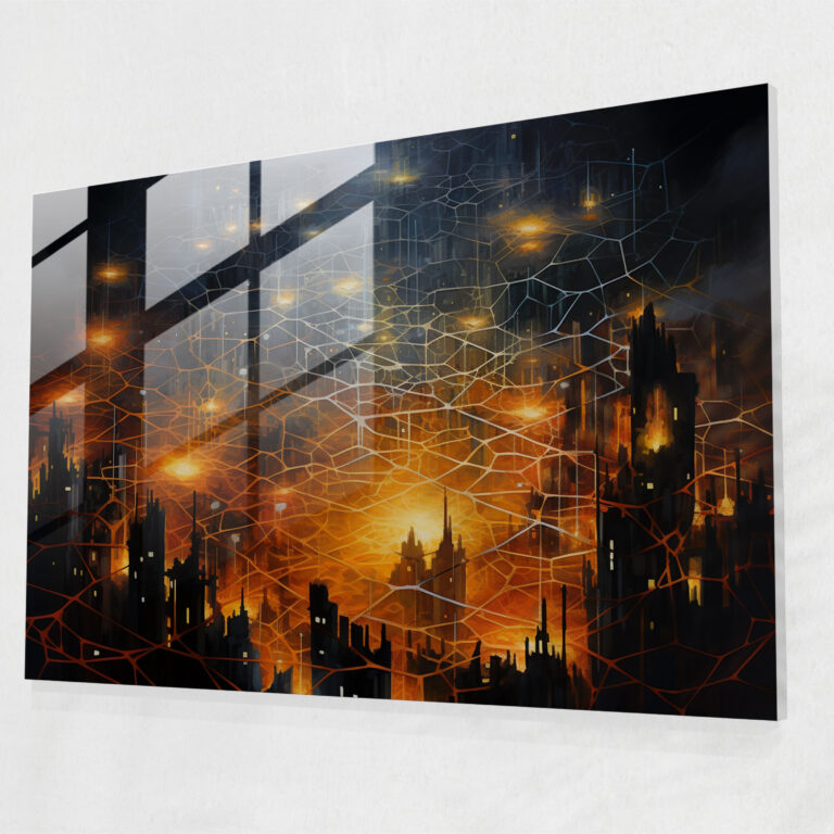 Blockchain Home Decoration - Blockchain, Modern Art, Complexity, Security