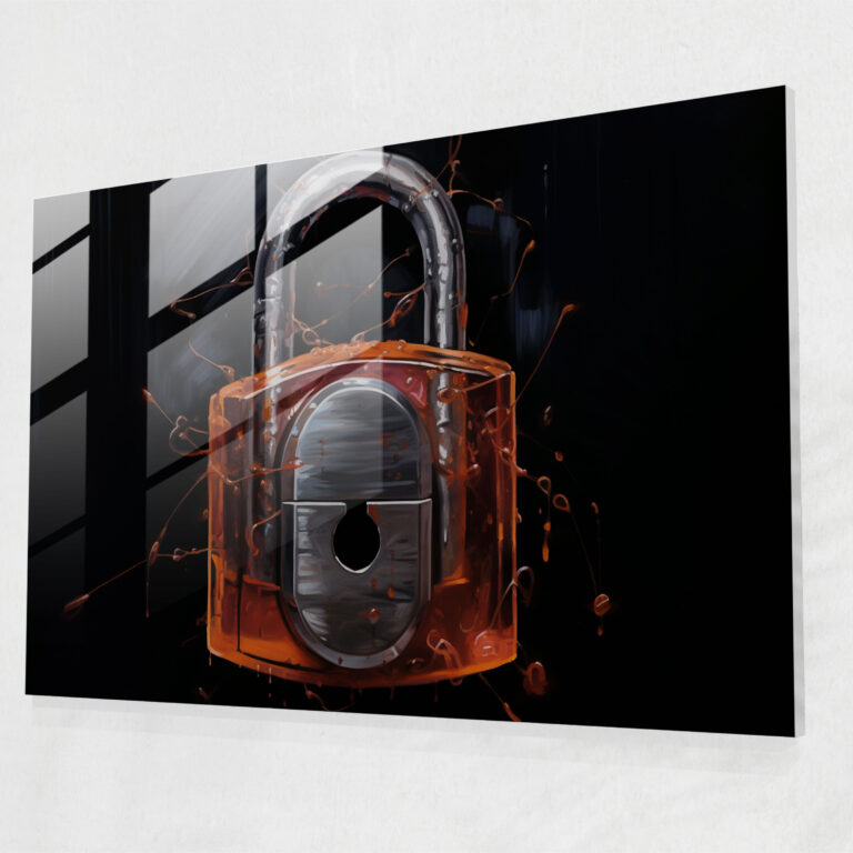 Blockchain Glass Print - Blockchain, Glass Art, Glass Print, Wall Decoration