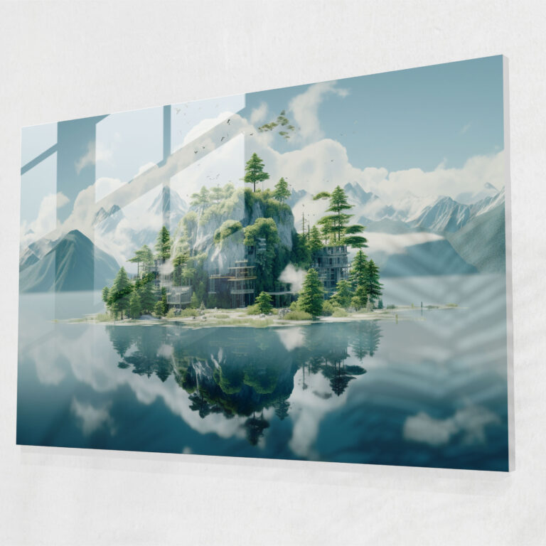 Blockchain Glass Print - Blockchain, Wall Decoration, Modern Art, Glass Art
