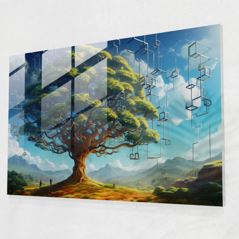 Blockchain Home Decoration - Blockchain, Modern Art, Wall Decoration, Home Decoration