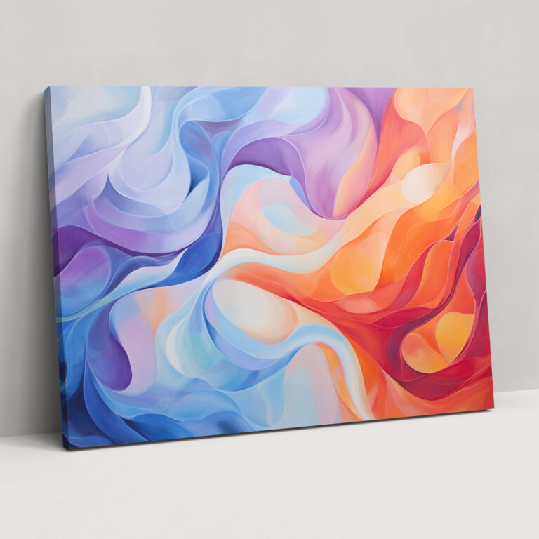 Blockchain Wall Art - Blockchain, Vibrant Colors, Artistic Decor, Canvas Wall Art