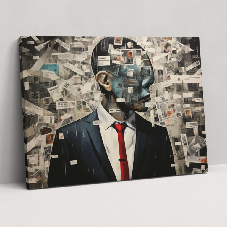 Blockchain Impact Wall Decoration - Blockchain, Wall Decoration, Wall Art, Blockchain