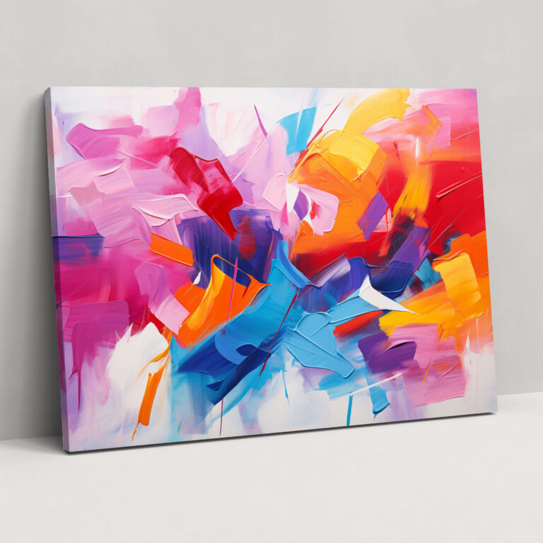 Abstract Blockchain Canvas Print - Blockchain, Wall Art, Home Decoration, Wall Decoration