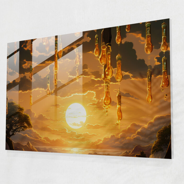 Beer Modern Art - Beer, Glass Art, Wall Decoration, Modern Art