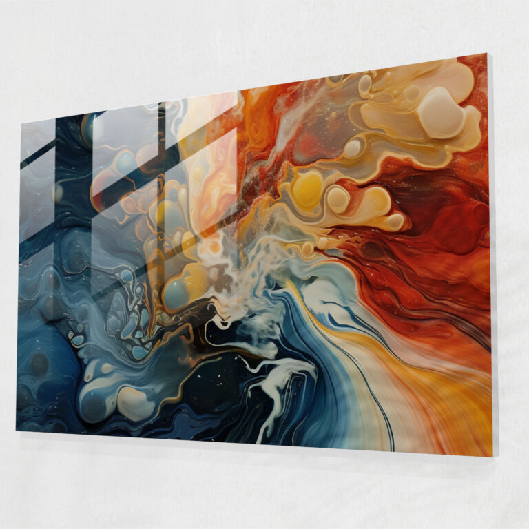 Beer Glass Wall Art: Vibrant Foam - Beer, Contemporary Design, Modern Art, Vibrant Colors