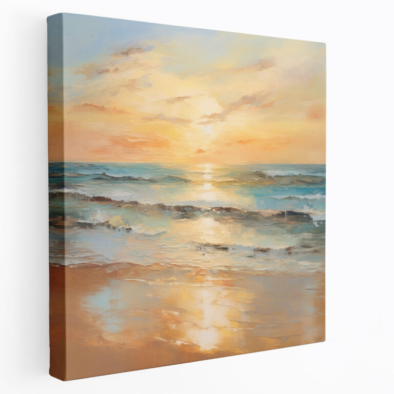 Serenity At The Beach Wall Art - Beach, Canvas Print, Home Decoration, Wall Decoration