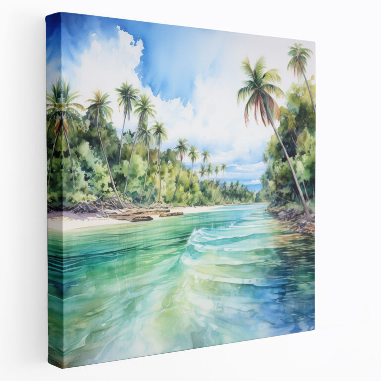 Beach Paradise Canvas Print - Beach, Canvas Wall Art, Canvas Print, Canvas