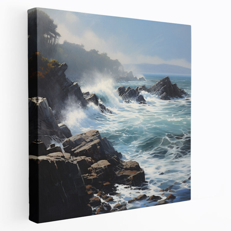 Beach Canvas Print - Coastal Landscape Wall Decoration - Beach, Canvas Wall Art, Home Decoration, Wall Art