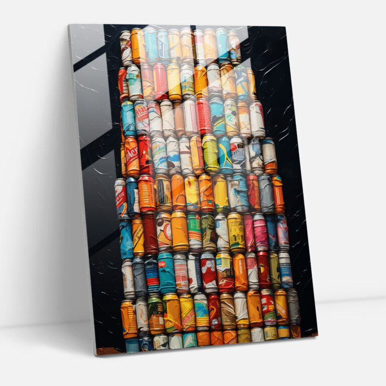 Beer Glass Art - Beer, Unique Blend Of Hues, Modern Art, Wall Decoration
