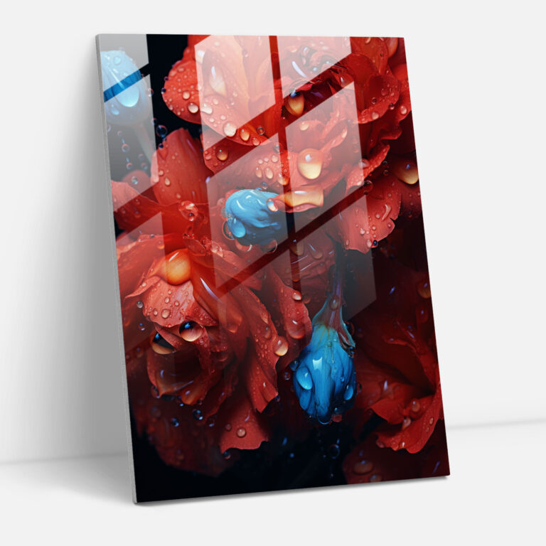 Bleeding Flowers Wall Decoration - Bleeding Flowers, Close-Up, Wall Decoration, Home Decoration
