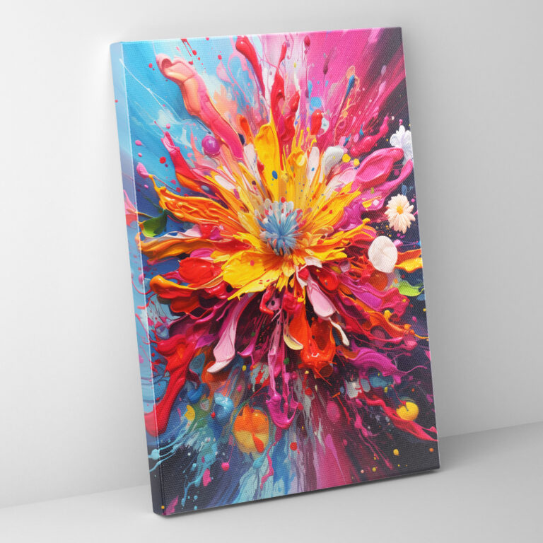 Pop Art Bleeding Flowers Wall Art - Bleeding Flowers, Bleeding Flowers, Wall Decoration, Home Decoration