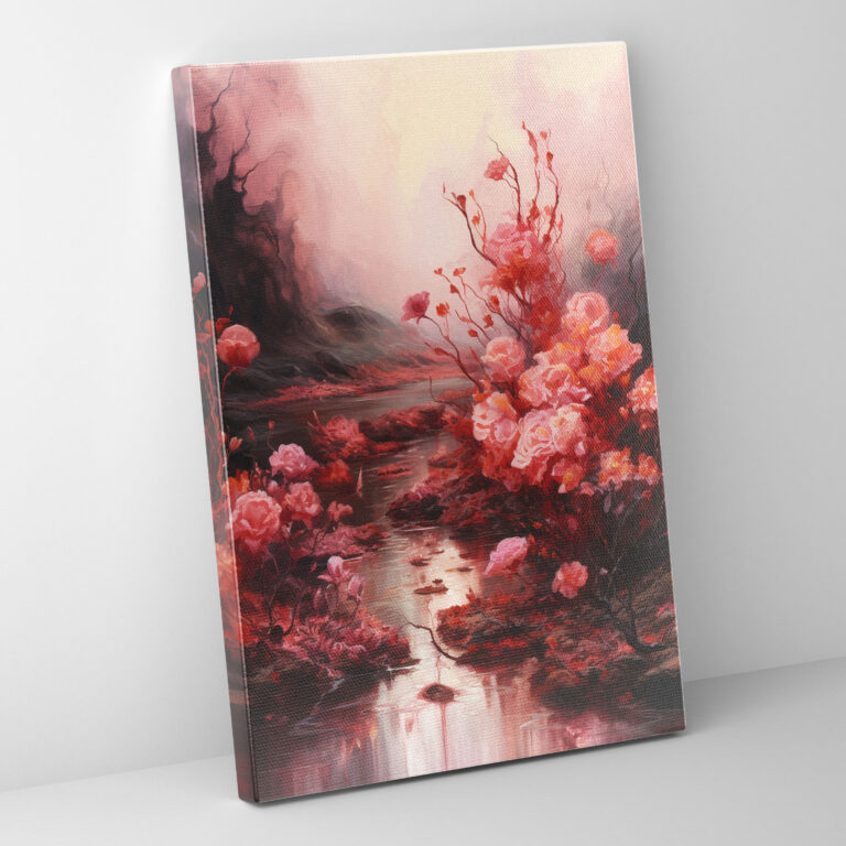 Bleeding Flowers Wall Art - Bleeding Flowers, Bleeding Flowers, Canvas Print, Wall Art