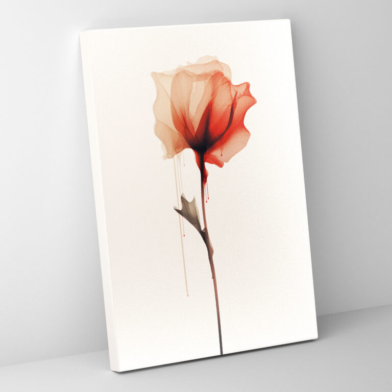 Simple Beauty Canvas Print - Bleeding Flowers, Bleeding Flowers, Canvas, Wall Art