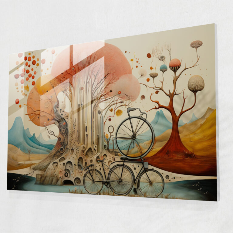 Bicycle Glass Wall Art - Bicycle, Glass Print, Bicycle, Home Decoration