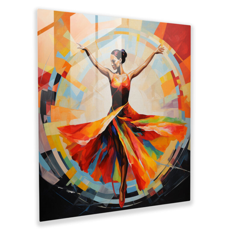 Ballerina Glass Print - Contemporary And Boundary-Breaking Home Decoration - Ballerina, Glass Art, Contemporary, Home Decoration