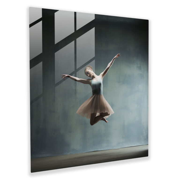 Contemporary Ballerina Glass Print - Ballerina, Contemporary, Home Decoration, Minimalistic