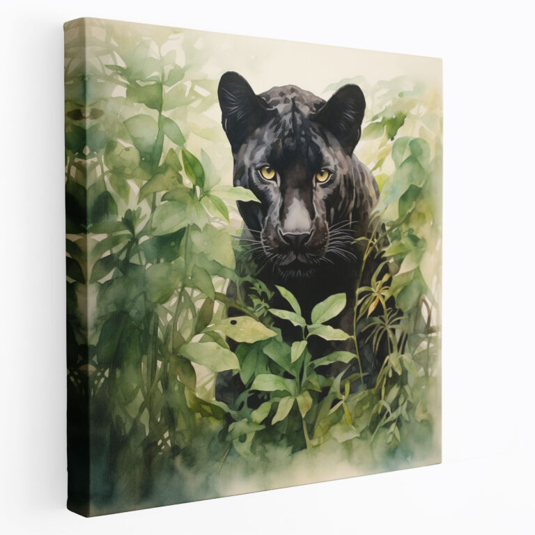 Black Panther Wall Art - Black Panther, Soft, Ethereal, Canvas