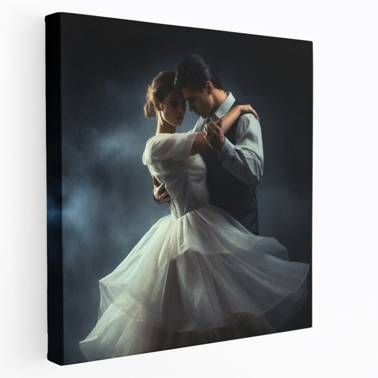 Romantic Ballerina Canvas Print - Ballerina, Canvas Wall Art, Wall Decoration, Canvas Print
