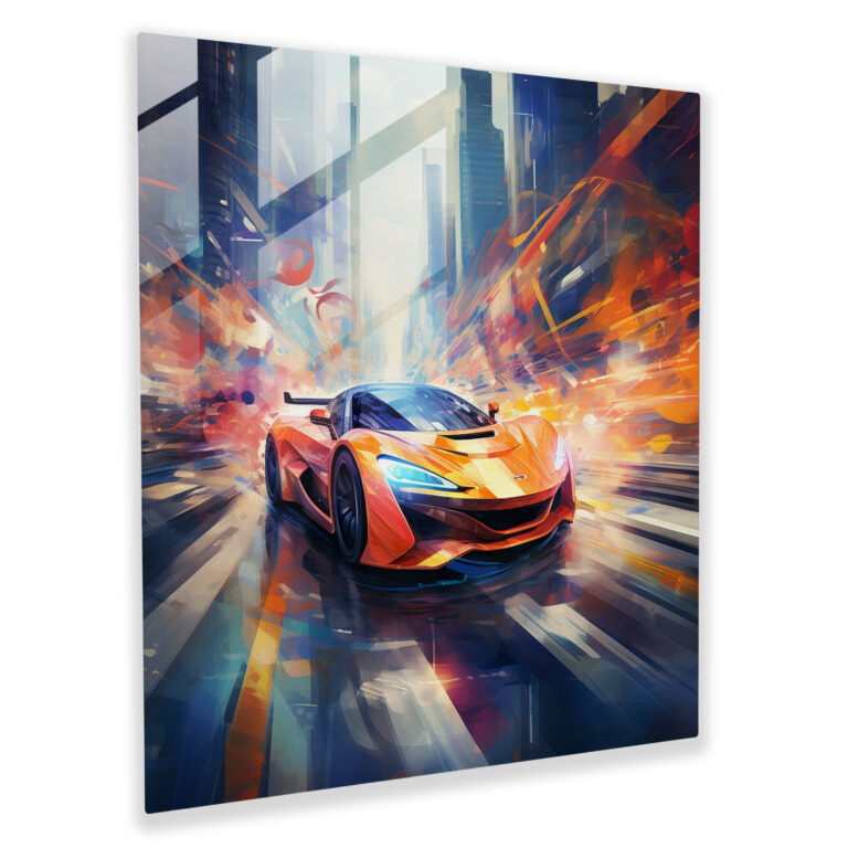 Bmw Abstract Glass Print - Bmw, Glass Art, Glass Wall Art, Home Decoration