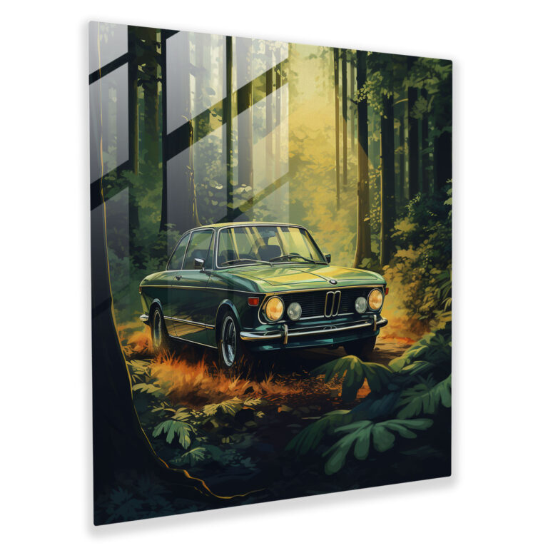 Nature Bmw Glass Print - Bmw, Home Decoration, Bmw, Rich Foliage