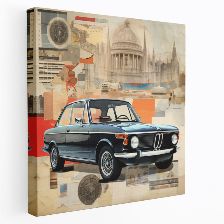 Bmw Collage Wall Art - Bmw, Different Eras, Collage Artwork, Wall Art