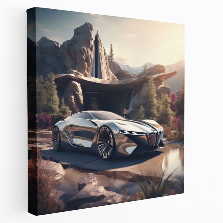Bmw Canvas Print - Futuristic Concept - Bmw, Bmw Wall Art, Bmw Canvas Print, Futuristic Concept
