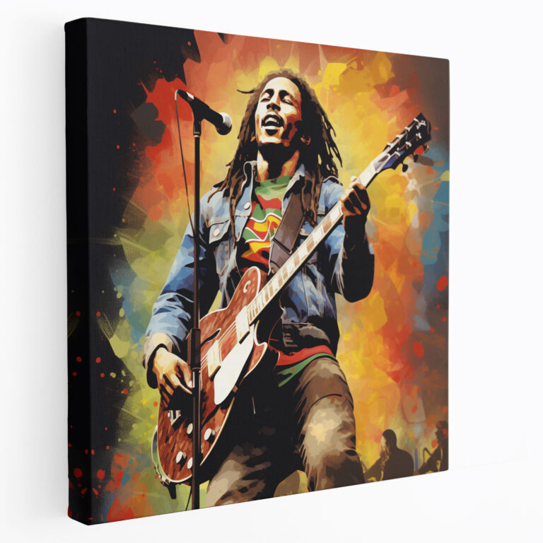 Bob Marley Wall Decoration - Bob Marley, Canvas Print, Wall Art, Bob Marley