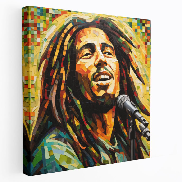 Bob Marley Wall Art - Bob Marley, Wall Decoration, Canvas, Canvas Print