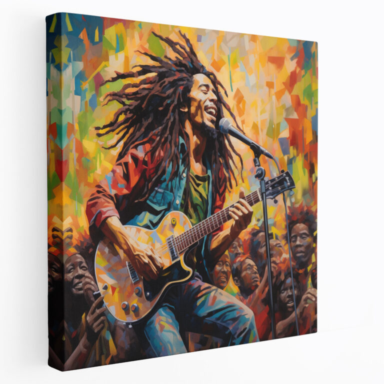 Bob Marley Canvas Print - Live Concert Decoration - Bob Marley, Bob Marley, Canvas Print, Wall Decoration