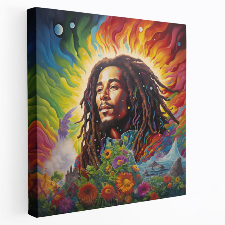 Bob Marley Wall Decoration - Bob Marley, Wall Art, Canvas Wall Art, Bob Marley