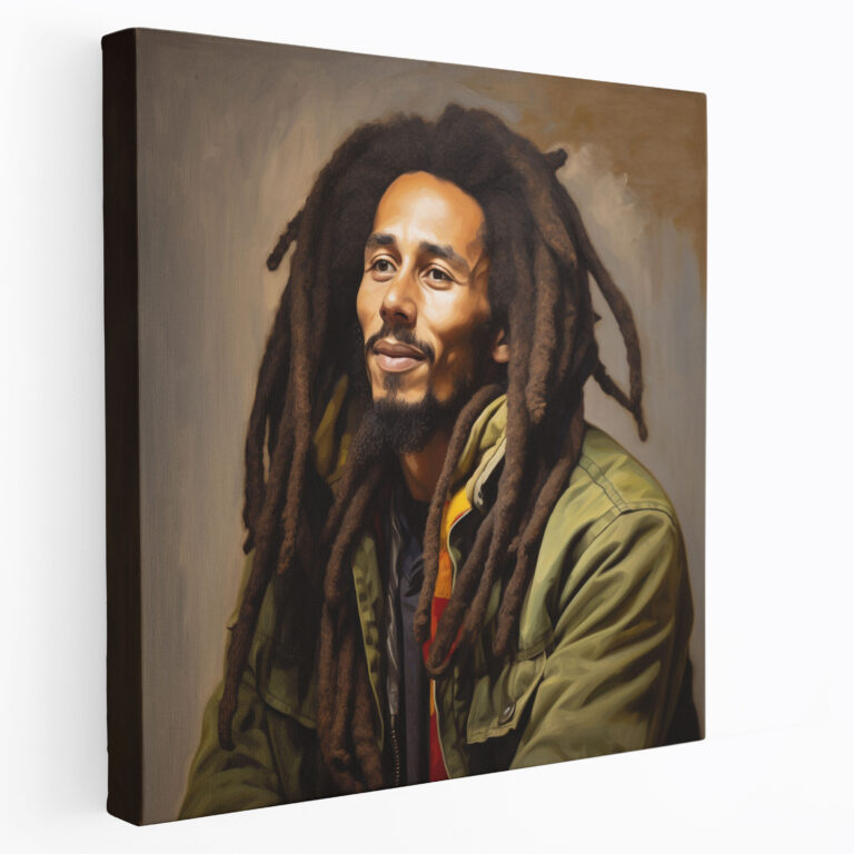 Bob Marley Canvas Print - Bob Marley, Wall Art, Portrait, Bob Marley