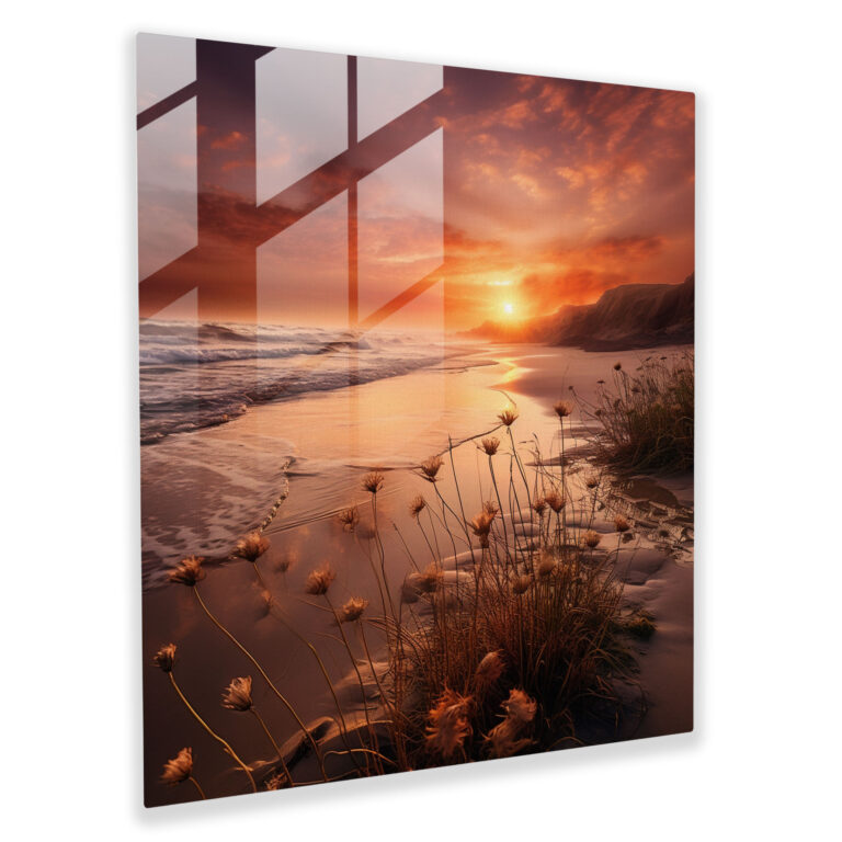 Bohemian Sunset Glass Print - Bohemian, Home Decoration, Bohemian Sunset Glass Print, Glass Print