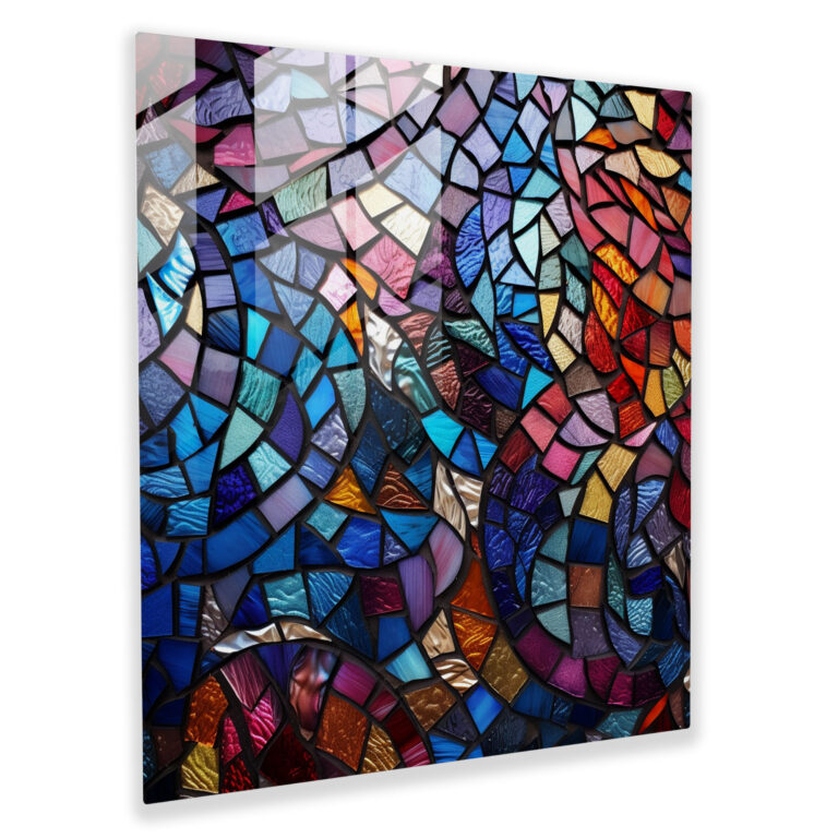 Bohemian Stained Glass Print - Bohemian, Intricate Patterns, Bohemian, Glass Wall Art
