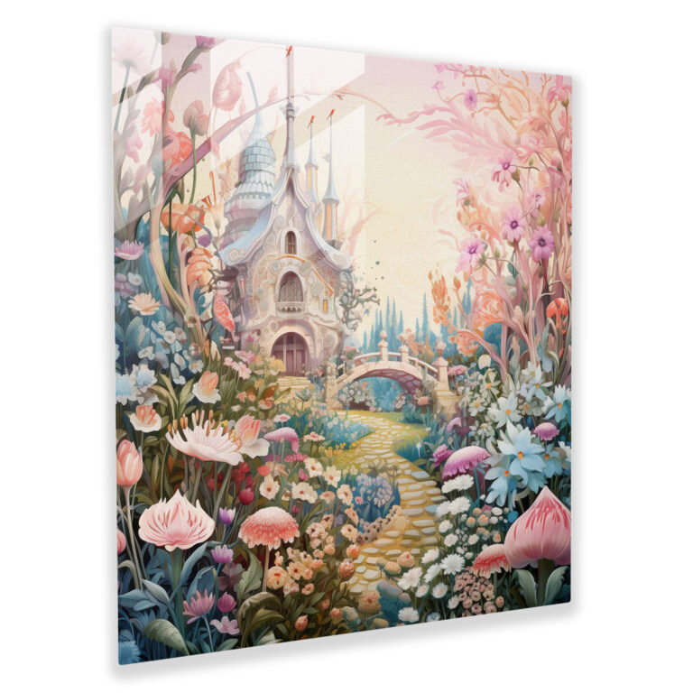 Bohemian Garden Glass Print - Bohemian, Glass Print, Glass Wall Art, Wall Decoration