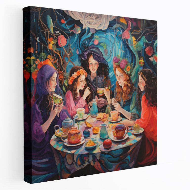 Bohemian Tea Party Canvas Print - Bohemian, Wall Decoration, Bohemian Tea Party Canvas Print, Canvas Print