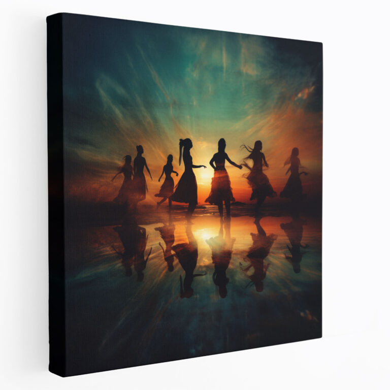 Bohemian Sunset Canvas Print - Bohemian, Canvas Wall Art, Wall Decoration, Canvas Print