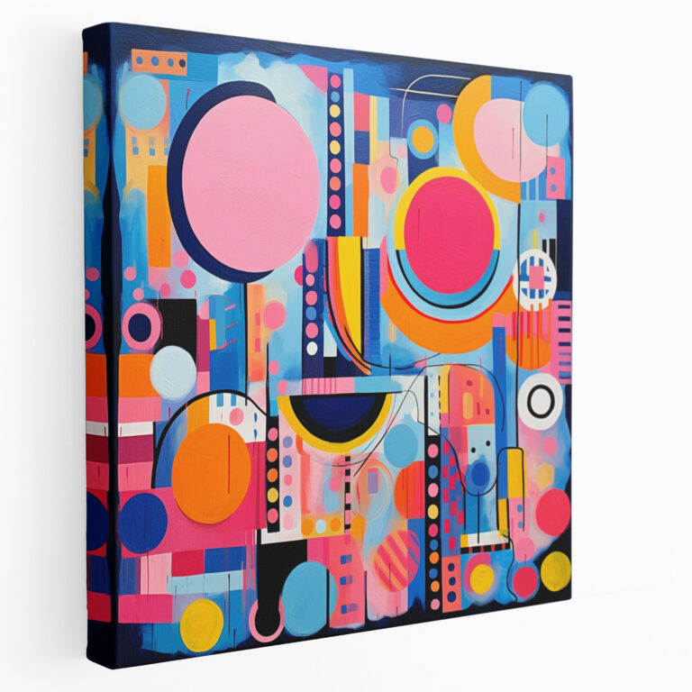 Bohemian Abstract Geometric Canvas Print - Bohemian, Canvas, Canvas Wall Art, Home Decoration