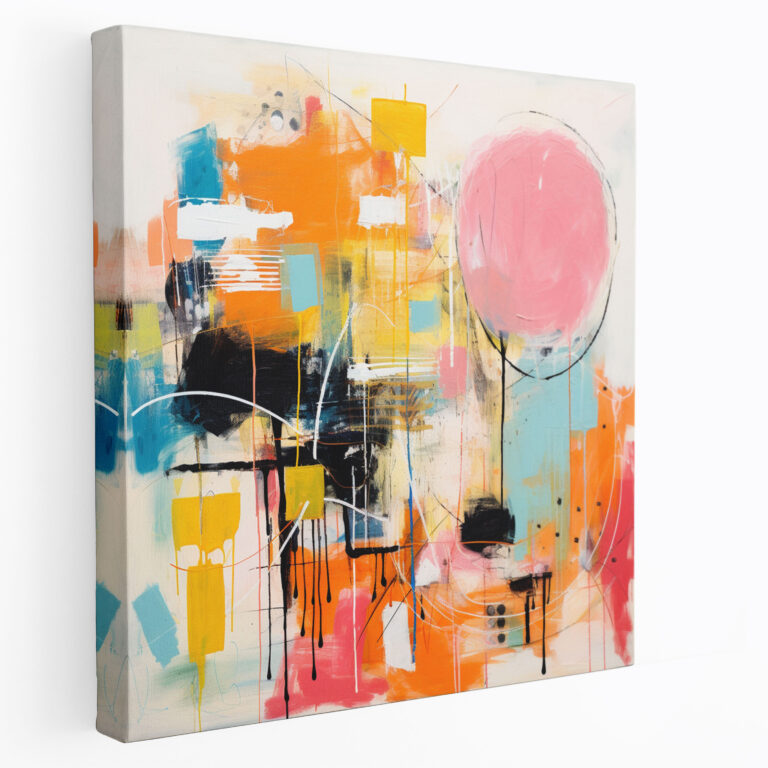 Bohemian Abstract Expressions Canvas Print - Bohemian, Canvas Wall Art, Home Decoration, Bold Brushstrokes