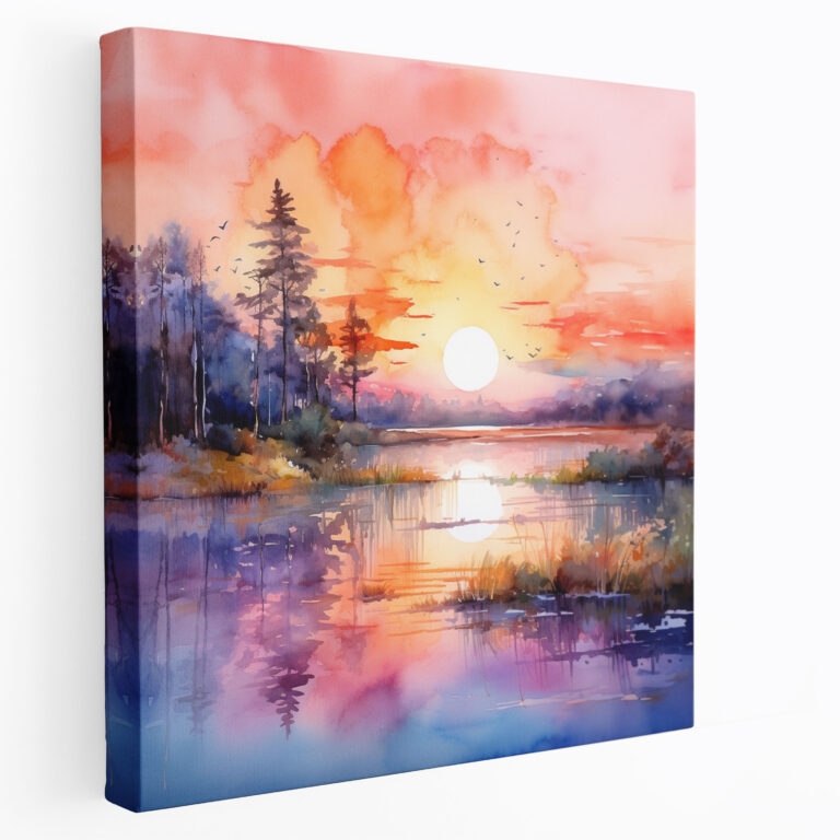 Bohemian Sunset Canvas Print - Bohemian, Wall Decoration, Bohemian, Wall Art