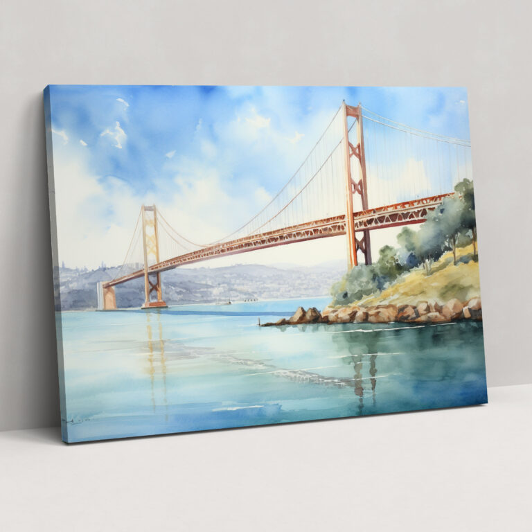 Bosphorus Bridge Wall Decoration - Bosphorus Bridge, Canvas Wall Art, Canvas, Tranquility