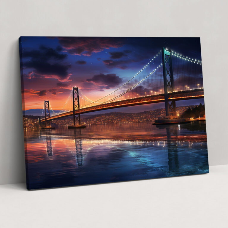 Bosphorus Bridge Wall Art - Bosphorus Bridge, Bosphorus Bridge, Home Decoration, Night