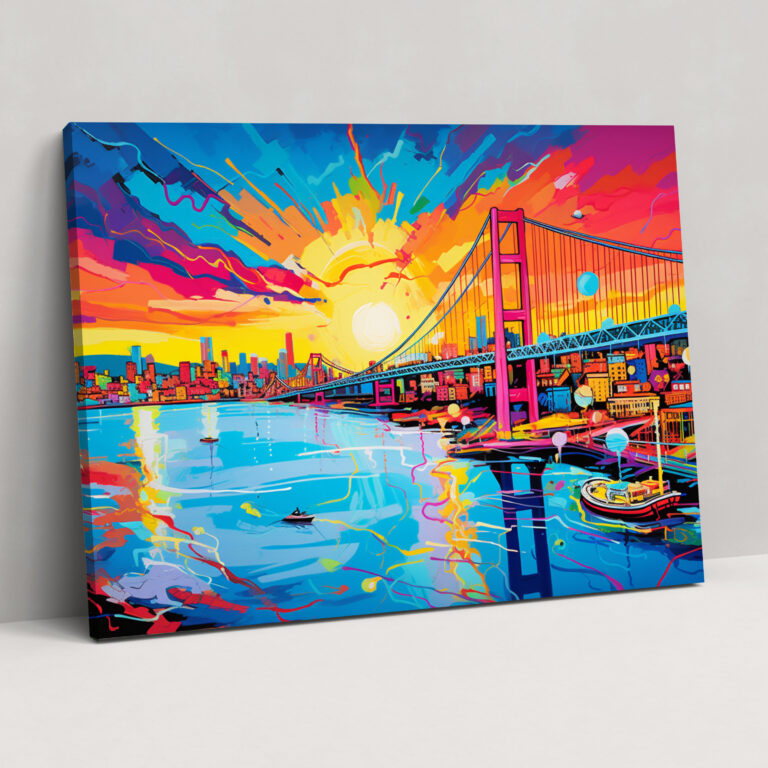 Bosphorus Bridge Canvas Print - Bosphorus Bridge, Bosphorus Bridge, Home Decoration, Modern