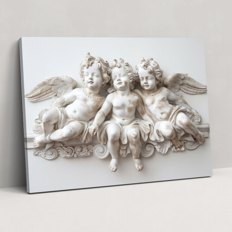 Baroque Cherubs And Angels Wall Decoration - Baroque, Cherubs, Wall Decoration, Baroque