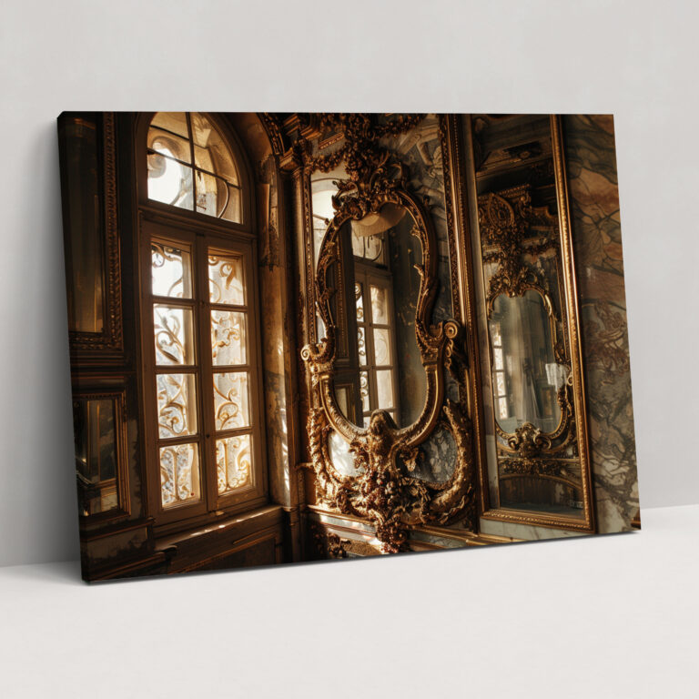 Ornate Baroque Gilded Frames Wall Art - Baroque, Canvas Wall Art, Canvas Print, Home Decoration